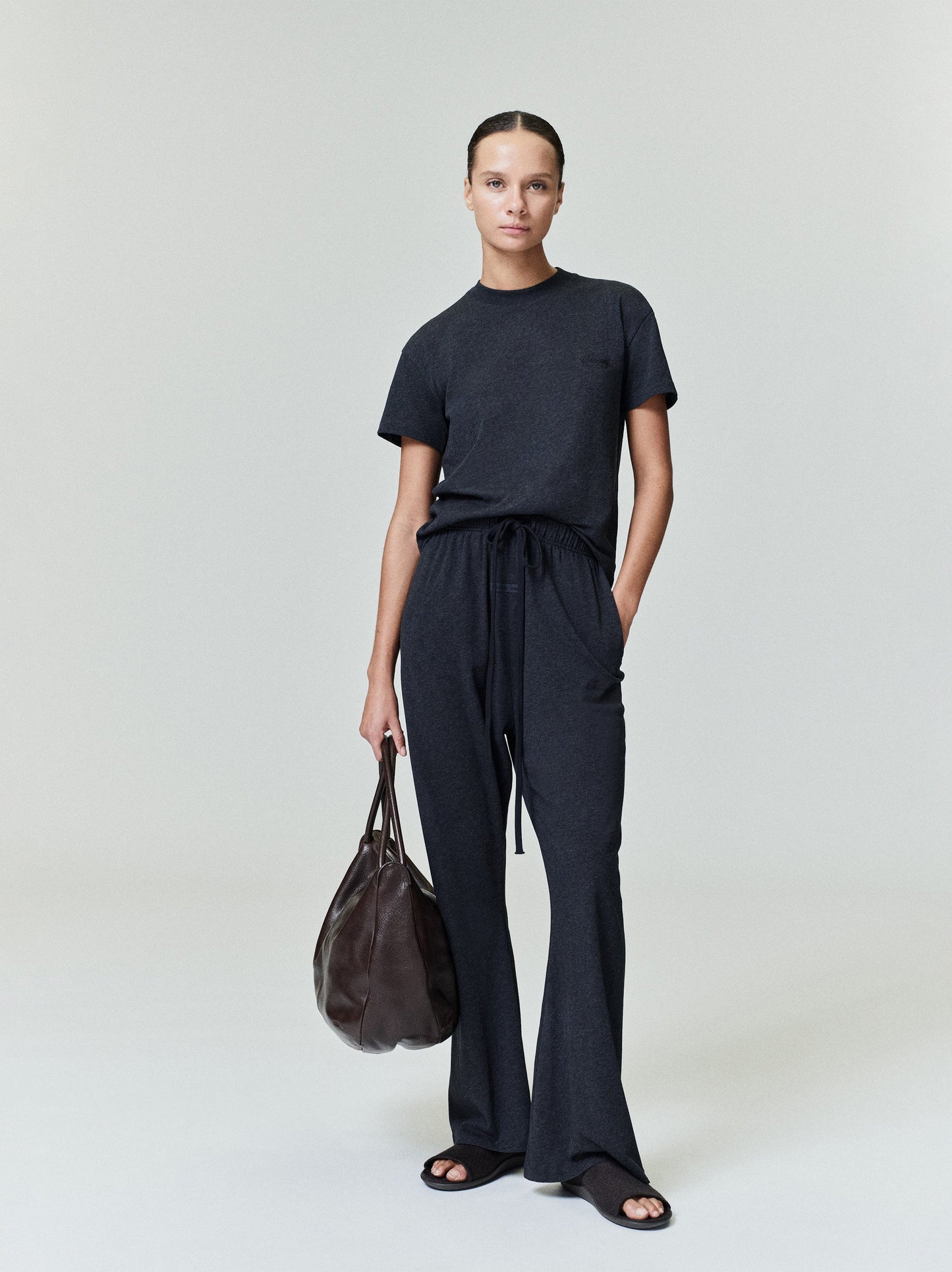 Womens Embroidered Classic Fit Tee