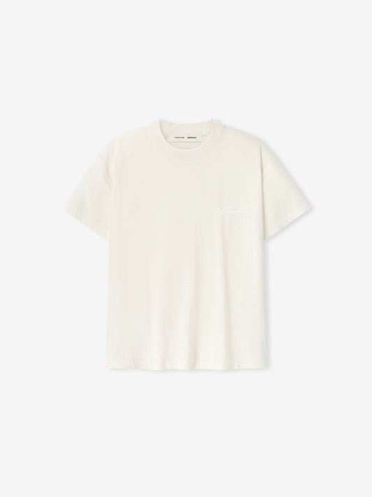 Womens Embroidered Classic Fit Tee