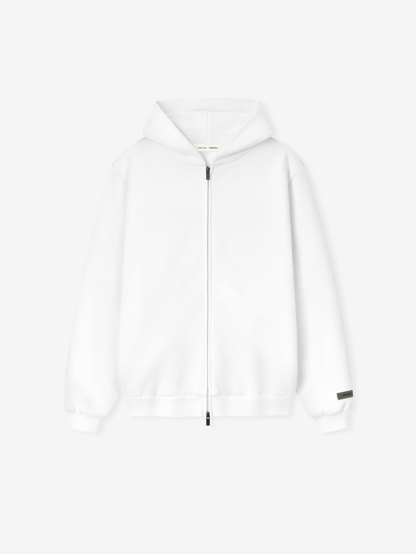Womens 90s Fleece Zip-Up Hoodie