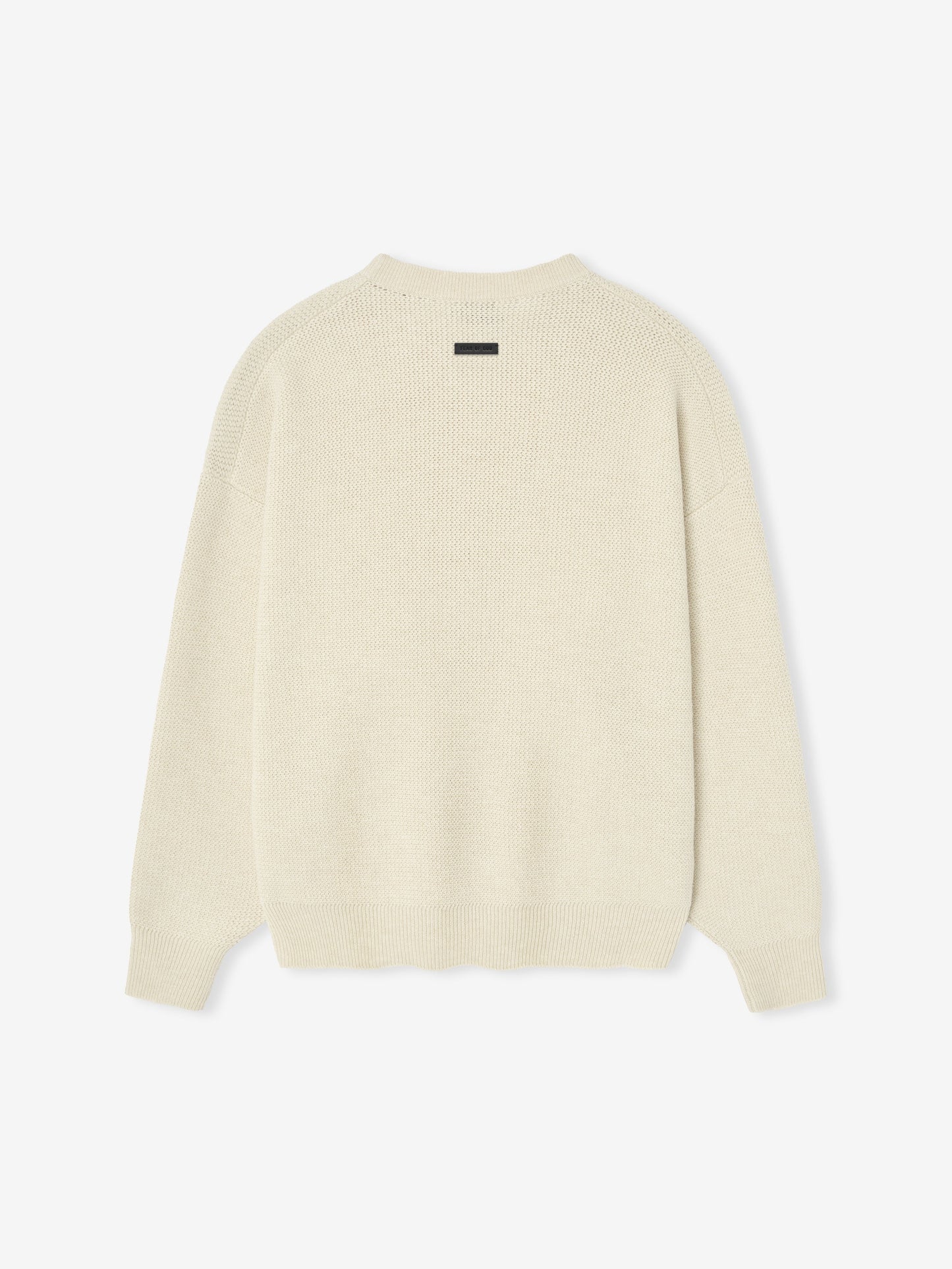 Wool Rib Crewneck Sweater