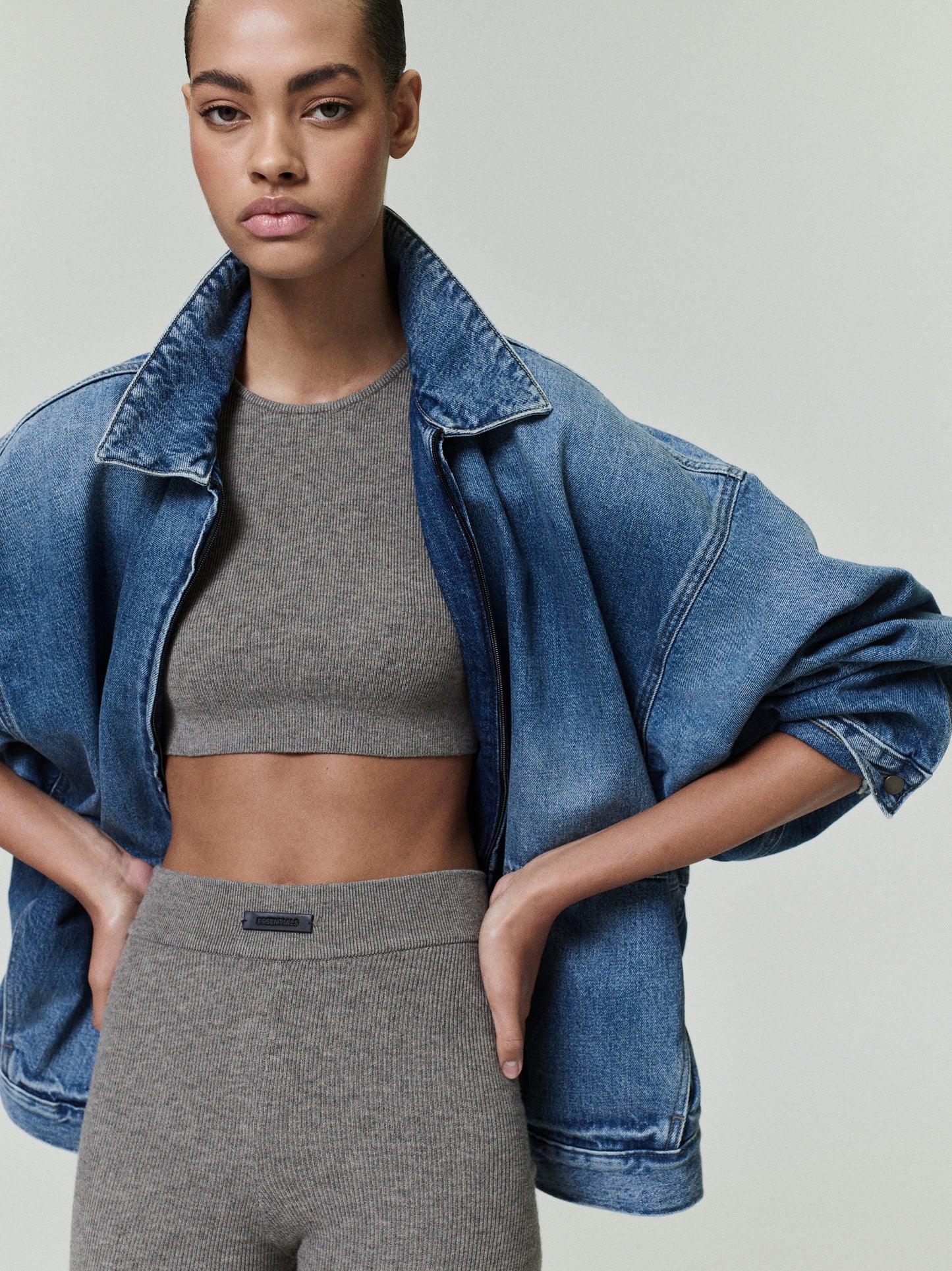 Womens Soft Rib Knit Sport Tank