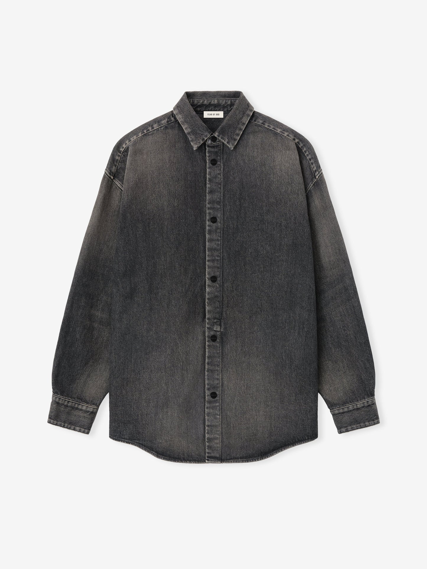Snap Front Denim Overshirt