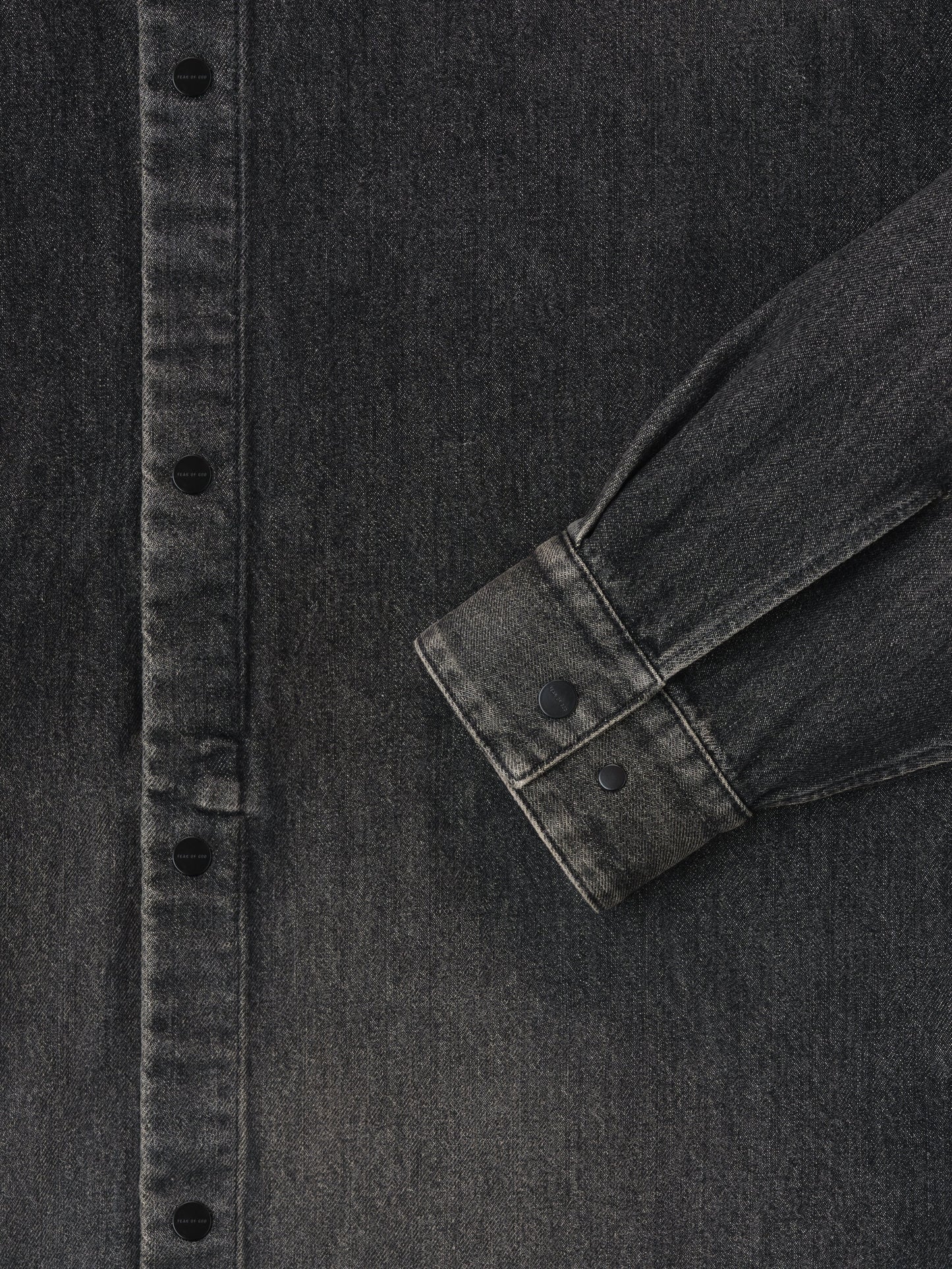 Snap Front Denim Overshirt