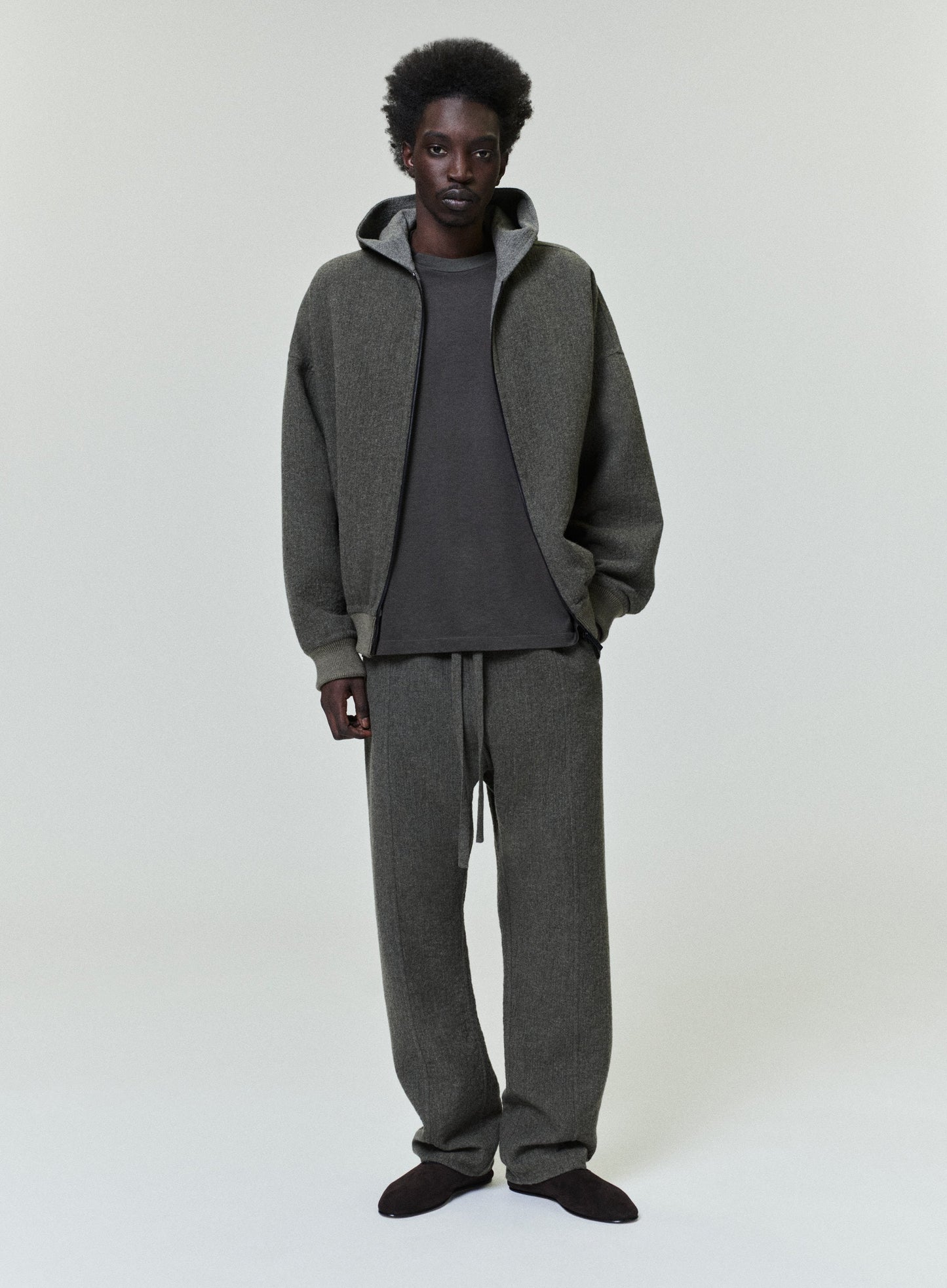 Textured Wool Forum Pants